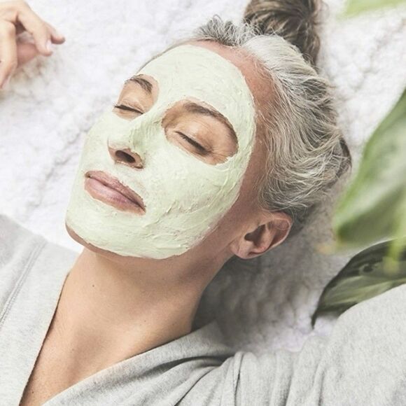 New Rooted Beauty Sensitive Green Tea Mask w/Charmomile and Aloe Vera 25oz USA - Picture 2 of 7